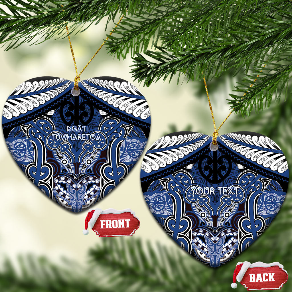 Aotearoa Iwi Ngati Tuwharetoa Personalised Ceramic Ornament Maori Kowhaiwhai Pattern
