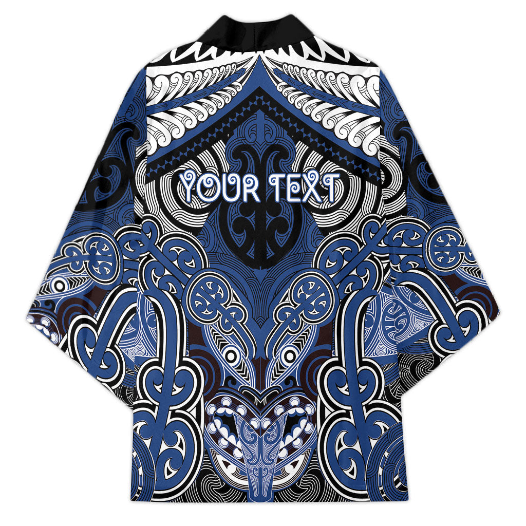 Aotearoa Iwi Ngati Tuwharetoa Personalised Kimono Maori Kowhaiwhai Pattern