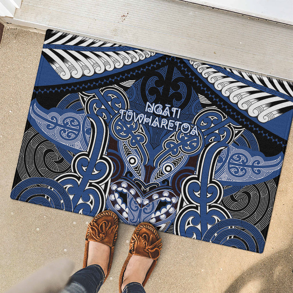 Aotearoa Iwi Ngati Tuwharetoa Rubber Doormat Maori Kowhaiwhai Pattern