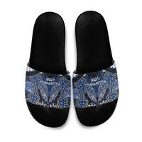 Aotearoa Iwi Ngati Tuwharetoa Slide Sandals Maori Kowhaiwhai Pattern