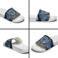Aotearoa Iwi Ngati Tuwharetoa Slide Sandals Maori Kowhaiwhai Pattern