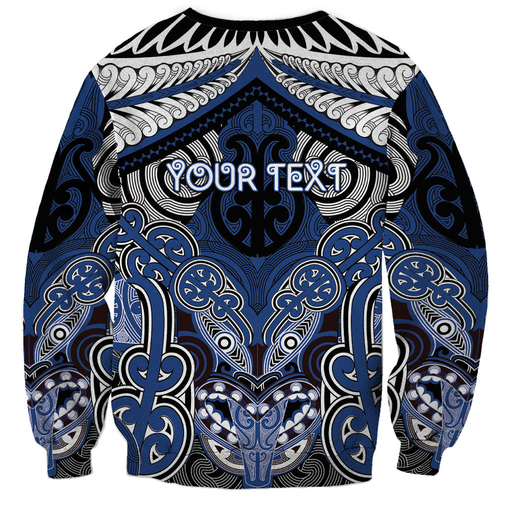 Aotearoa Iwi Ngati Tuwharetoa Personalised Sweatshirt Maori Kowhaiwhai Pattern