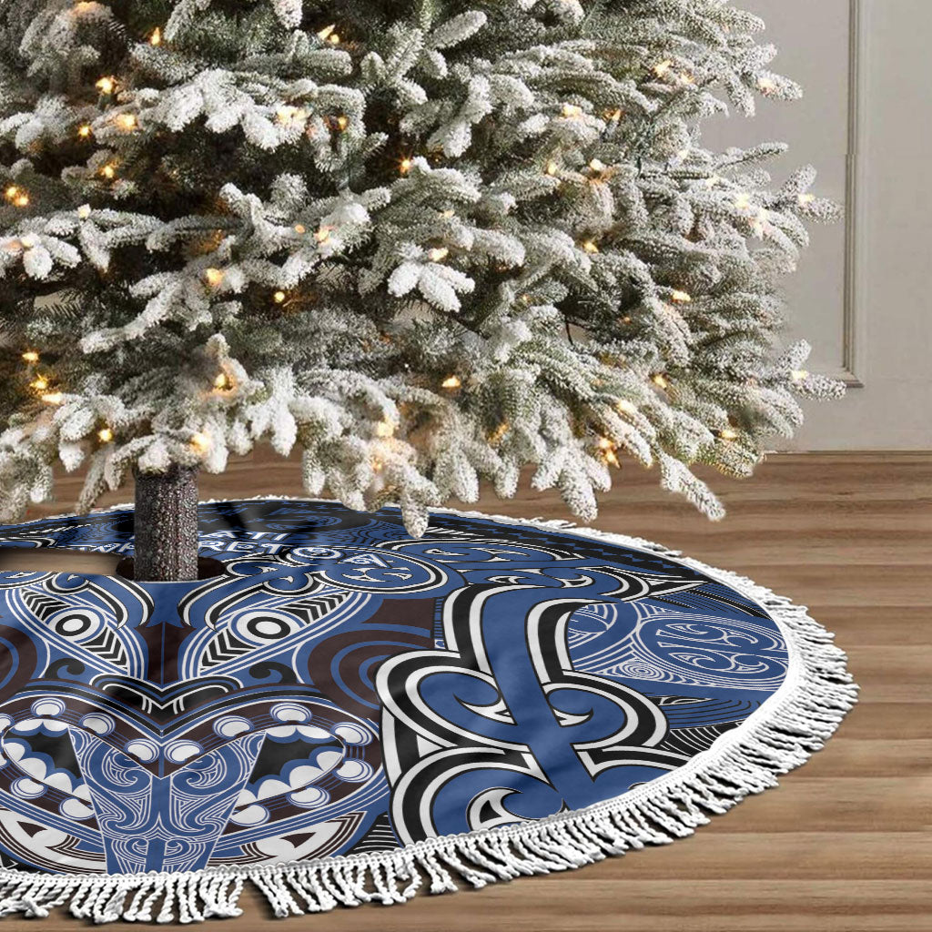Aotearoa Iwi Ngati Tuwharetoa Tree Skirt Maori Kowhaiwhai Pattern