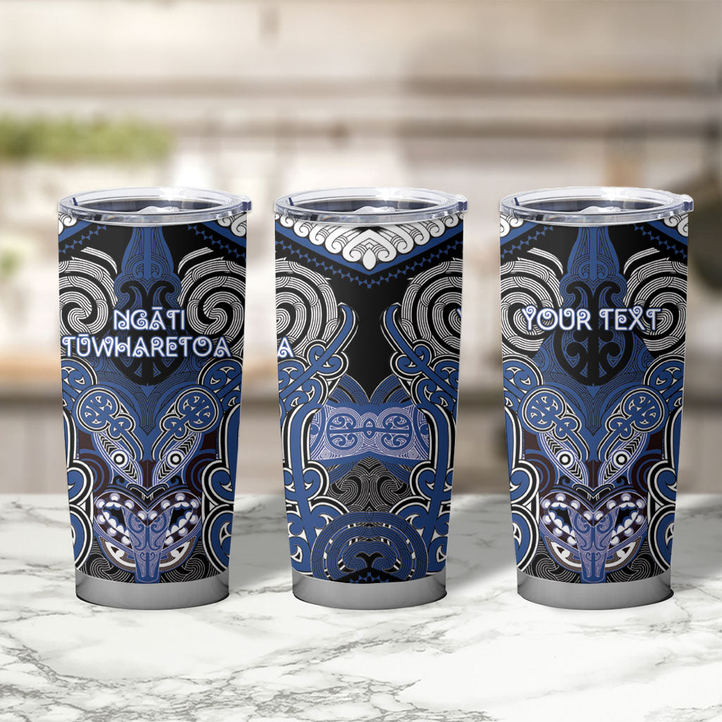 Aotearoa Iwi Ngati Tuwharetoa Personalised Tumbler Cup Maori Kowhaiwhai Pattern