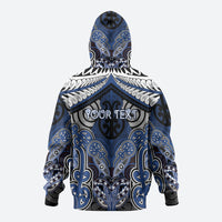 Aotearoa Iwi Ngati Tuwharetoa Personalised Zip Hoodie Maori Kowhaiwhai Pattern