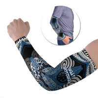 Aotearoa Iwi Ngati Mutunga Personalised Arm Sleeves Maori Kowhaiwhai Pattern