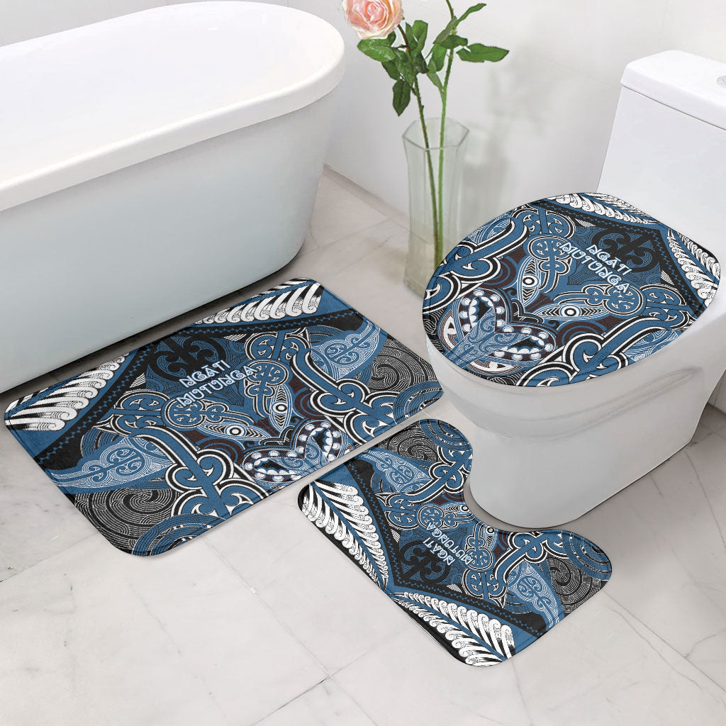 Aotearoa Iwi Ngati Mutunga Bathroom Set Maori Kowhaiwhai Pattern