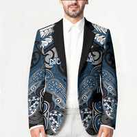 Aotearoa Iwi Ngati Mutunga Personalised Blazer Maori Kowhaiwhai Pattern