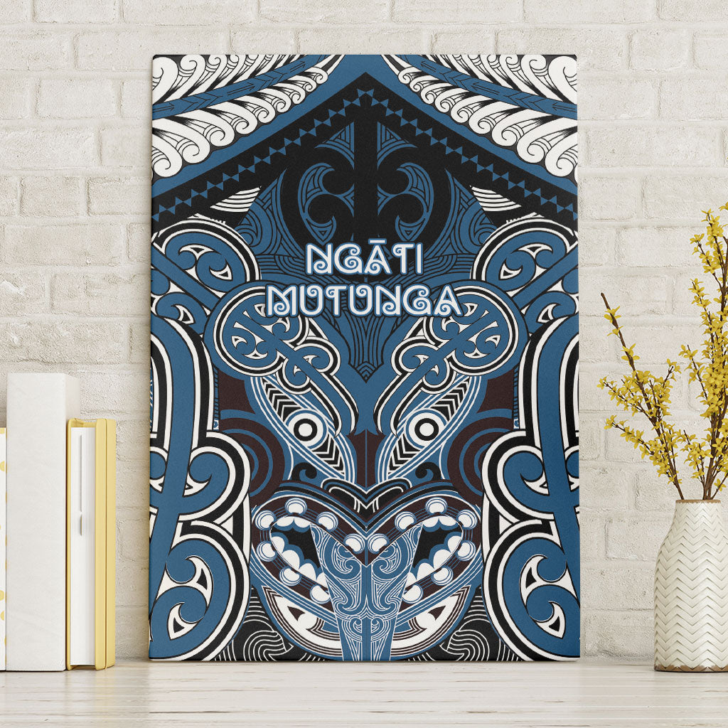 Aotearoa Iwi Ngati Mutunga Canvas Wall Art Maori Kowhaiwhai Pattern