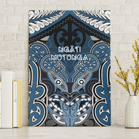 Aotearoa Iwi Ngati Mutunga Canvas Wall Art Maori Kowhaiwhai Pattern