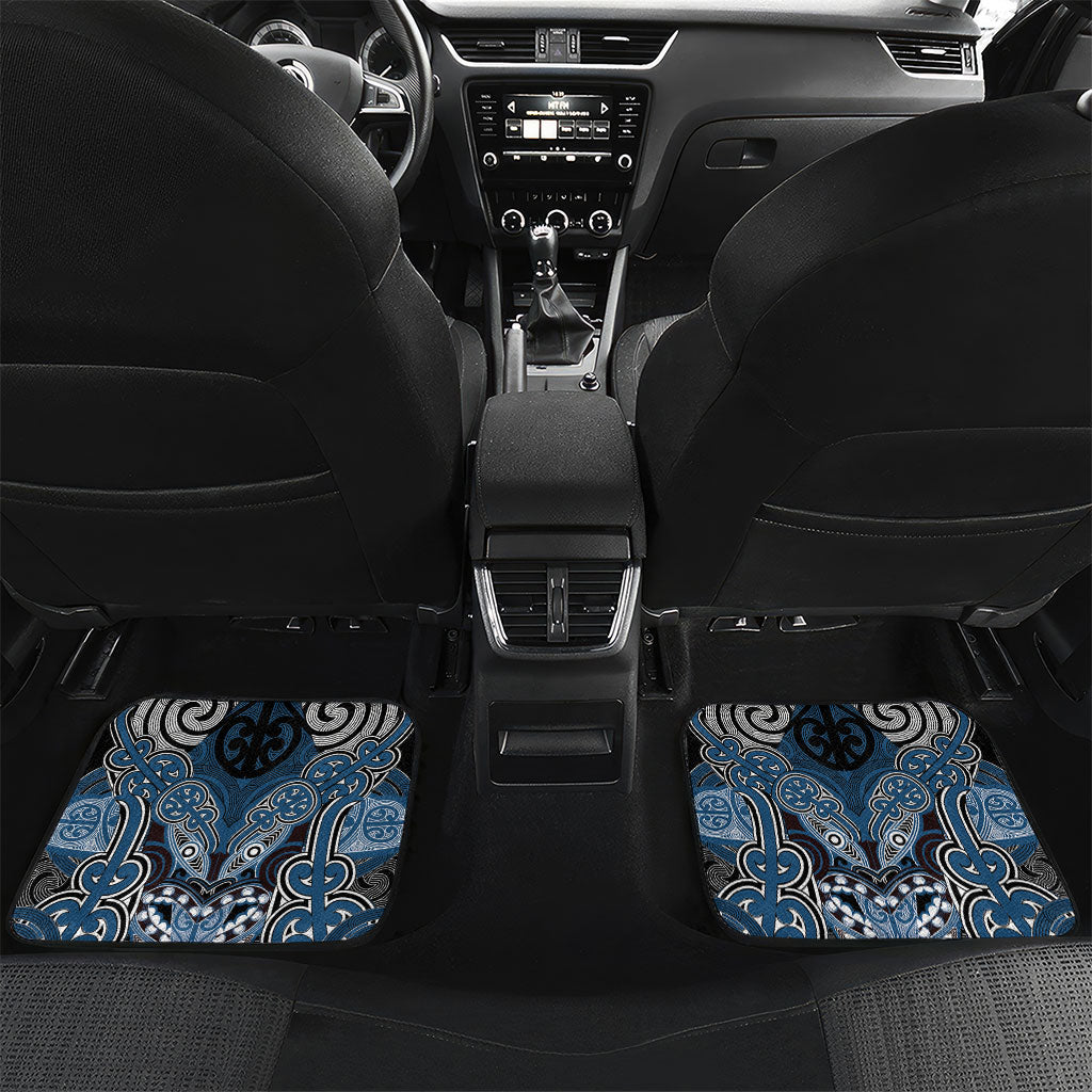 Aotearoa Iwi Ngati Mutunga Personalised Car Mats Maori Kowhaiwhai Pattern