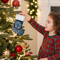 Aotearoa Iwi Ngati Mutunga Personalised Christmas Stocking Maori Kowhaiwhai Pattern