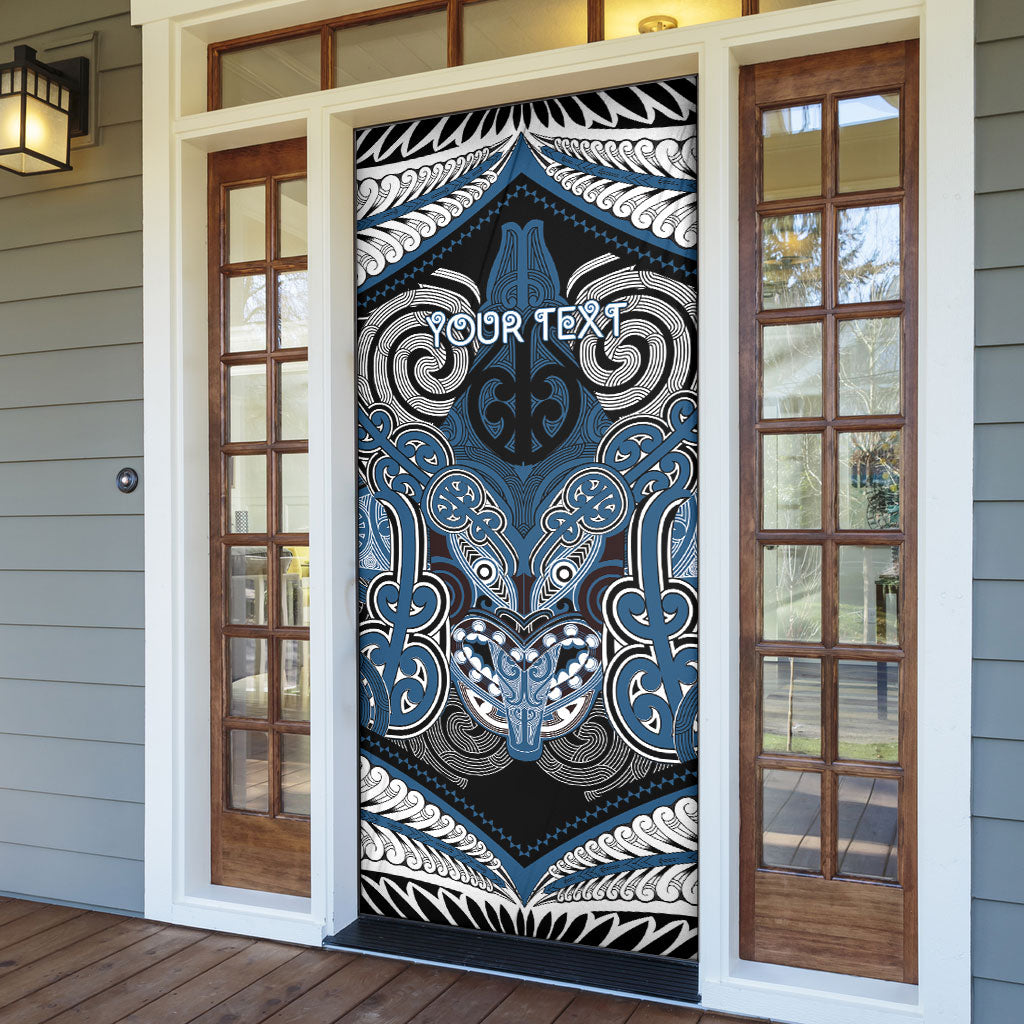 Aotearoa Iwi Ngati Mutunga Personalised Door Cover Maori Kowhaiwhai Pattern