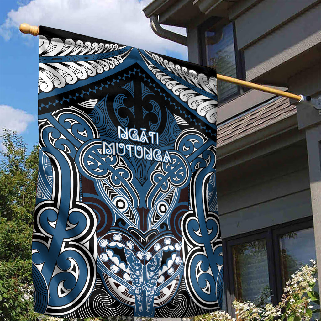Aotearoa Iwi Ngati Mutunga Garden Flag Maori Kowhaiwhai Pattern