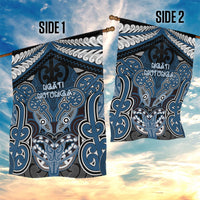 Aotearoa Iwi Ngati Mutunga Garden Flag Maori Kowhaiwhai Pattern