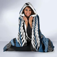 Aotearoa Iwi Ngati Mutunga Hooded Blanket Maori Kowhaiwhai Pattern