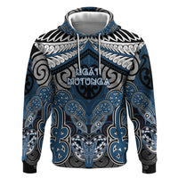 Aotearoa Iwi Ngati Mutunga Personalised Hoodie Maori Kowhaiwhai Pattern