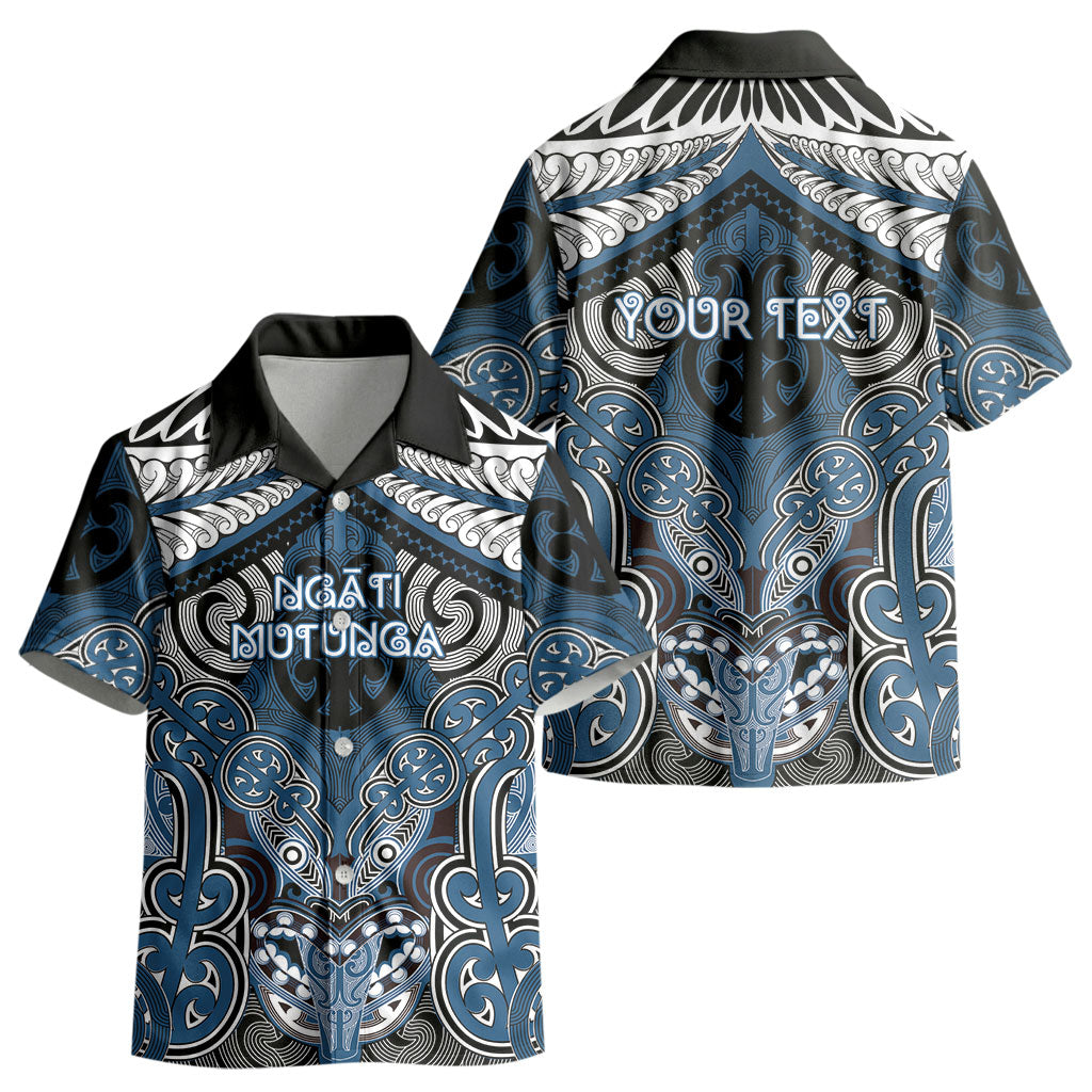 Aotearoa Iwi Ngati Mutunga Personalised Kid Hawaiian Shirt Maori Kowhaiwhai Pattern