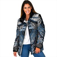 Aotearoa Iwi Ngati Mutunga Personalised Padded Jacket Maori Kowhaiwhai Pattern
