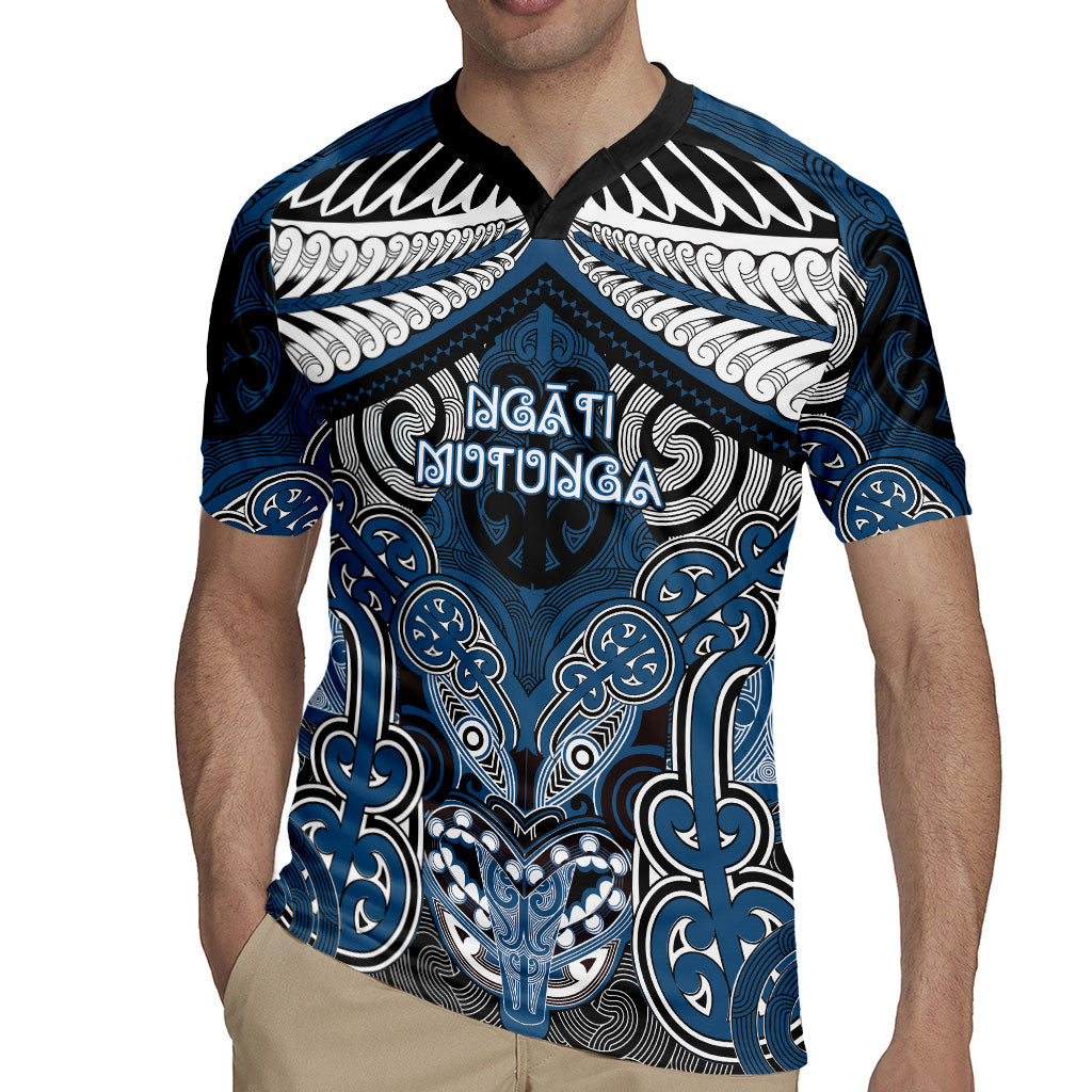 Aotearoa Iwi Ngati Mutunga Personalised Rugby Jersey Maori Kowhaiwhai Pattern