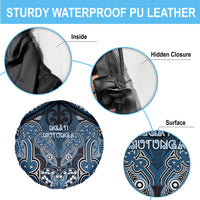 Aotearoa Iwi Ngati Mutunga Spare Tire Cover Maori Kowhaiwhai Pattern