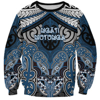 Aotearoa Iwi Ngati Mutunga Personalised Sweatshirt Maori Kowhaiwhai Pattern