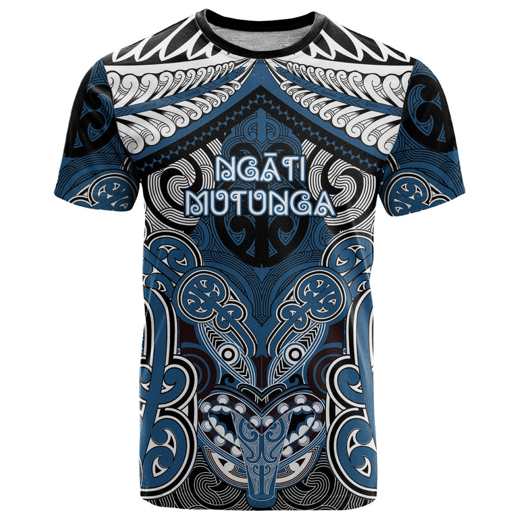 Aotearoa Iwi Ngati Mutunga Personalised T Shirt Maori Kowhaiwhai Pattern