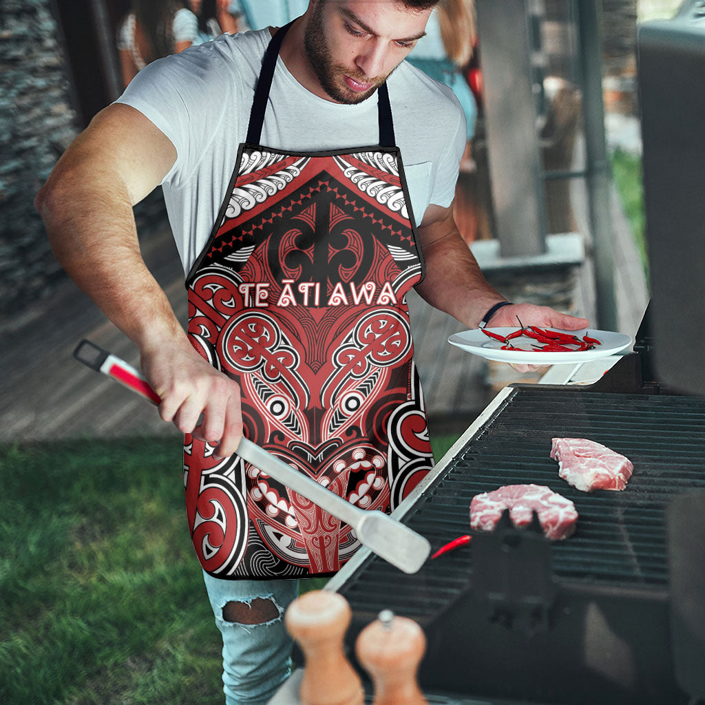 Aotearoa Iwi Te Ati Awa Apron Maori Kowhaiwhai Pattern