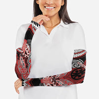 Aotearoa Iwi Te Ati Awa Personalised Arm Sleeves Maori Kowhaiwhai Pattern