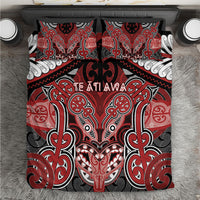 Aotearoa Iwi Te Ati Awa Bedding Set Maori Kowhaiwhai Pattern