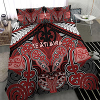 Aotearoa Iwi Te Ati Awa Bedding Set Maori Kowhaiwhai Pattern