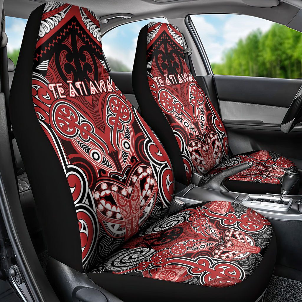 Aotearoa Iwi Te Ati Awa Car Seat Cover Maori Kowhaiwhai Pattern