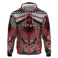 Aotearoa Iwi Te Ati Awa Personalised Hoodie Maori Kowhaiwhai Pattern