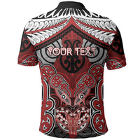 Aotearoa Iwi Te Ati Awa Personalised Polo Shirt Maori Kowhaiwhai Pattern