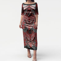 Aotearoa Iwi Te Ati Awa Personalised Puletasi Maori Kowhaiwhai Pattern