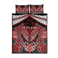 Aotearoa Iwi Te Ati Awa Quilt Bed Set Maori Kowhaiwhai Pattern