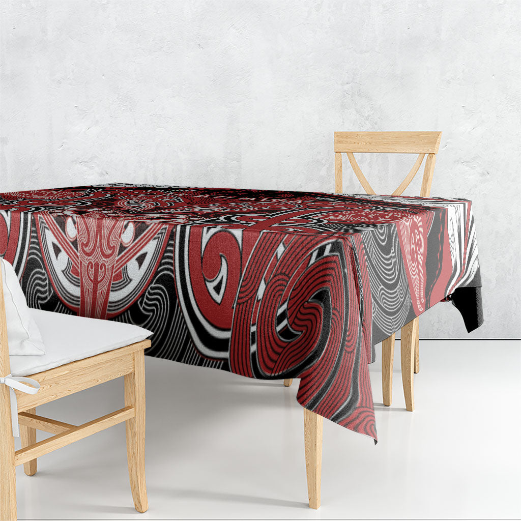 Aotearoa Iwi Te Ati Awa Tablecloth Maori Kowhaiwhai Pattern