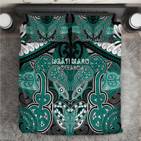 Aotearoa Iwi Ngati Maru Bedding Set Maori Kowhaiwhai Pattern