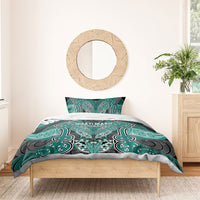 Aotearoa Iwi Ngati Maru Bedding Set Maori Kowhaiwhai Pattern