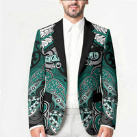 Aotearoa Iwi Ngati Maru Personalised Blazer Maori Kowhaiwhai Pattern