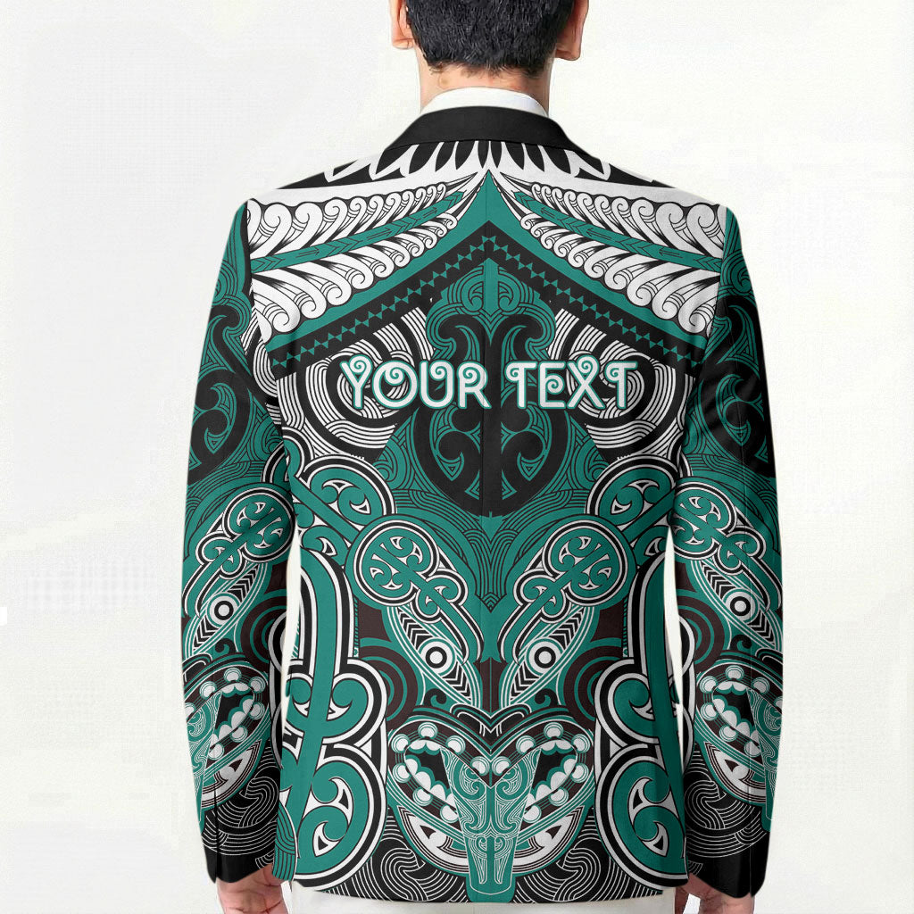 Aotearoa Iwi Ngati Maru Personalised Blazer Maori Kowhaiwhai Pattern