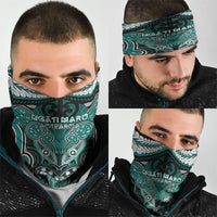 Aotearoa Iwi Ngati Maru Neck Gaiter Maori Kowhaiwhai Pattern