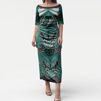 Aotearoa Iwi Ngati Maru Personalised Puletasi Maori Kowhaiwhai Pattern