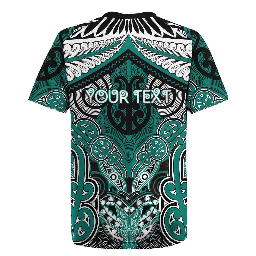 Aotearoa Iwi Ngati Maru Personalised Rugby Jersey Maori Kowhaiwhai Pattern