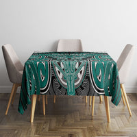Aotearoa Iwi Ngati Maru Tablecloth Maori Kowhaiwhai Pattern