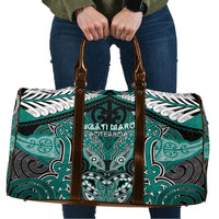 Aotearoa Iwi Ngati Maru Travel Bag Maori Kowhaiwhai Pattern