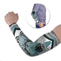 Aotearoa Iwi Ngati Paoa Personalised Arm Sleeves Maori Kowhaiwhai Pattern