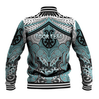 Aotearoa Iwi Ngati Paoa Personalised Baseball Jacket Maori Kowhaiwhai Pattern