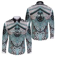 Aotearoa Iwi Ngati Paoa Personalised Family Matching Off Shoulder Maxi Dress and Hawaiian Shirt Maori Kowhaiwhai Pattern