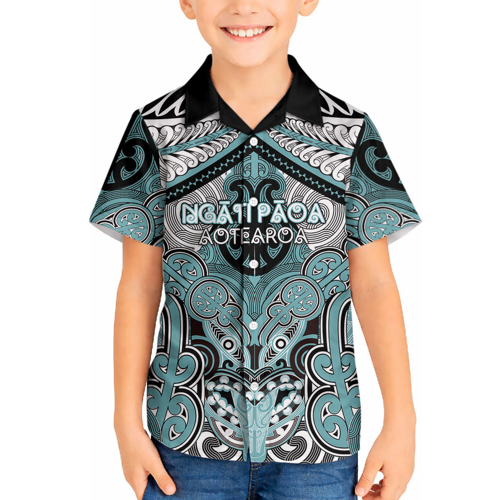 Aotearoa Iwi Ngati Paoa Personalised Hawaiian Shirt Maori Kowhaiwhai Pattern